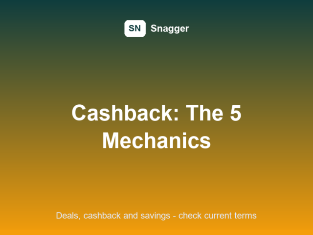 How Does Cashback Work: 5 Essential Mechanics Behind Every Offer